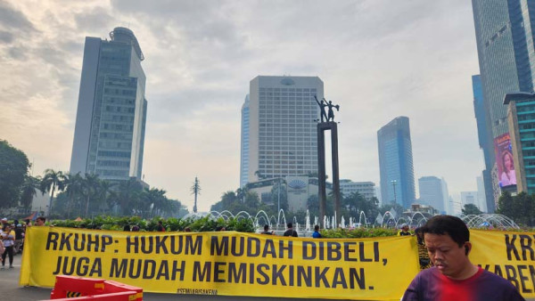 Kampanye Tolak RKUHP Dibubarkan, LBH: Belum Disahkan Saja Dilarang Berpendapat