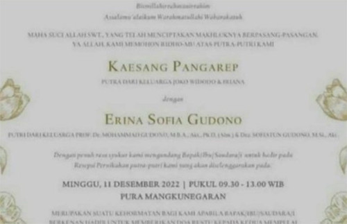 Kaesang Pangarep Bingung Undangan Pernikahannya Bisa Beredar di Media Sosial: Padahal Belum Jadi