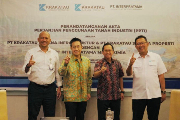 Beli Tanah dari PT KSP, APP Sinar Mas Bakal Bangun Pabrik di Kawasan Industri Krakatau