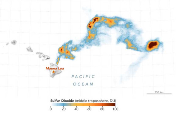 Satelit Deteksi Lava Pijar Letusan Mauna Loa, Gunung Berapi Terbesar di Dunia