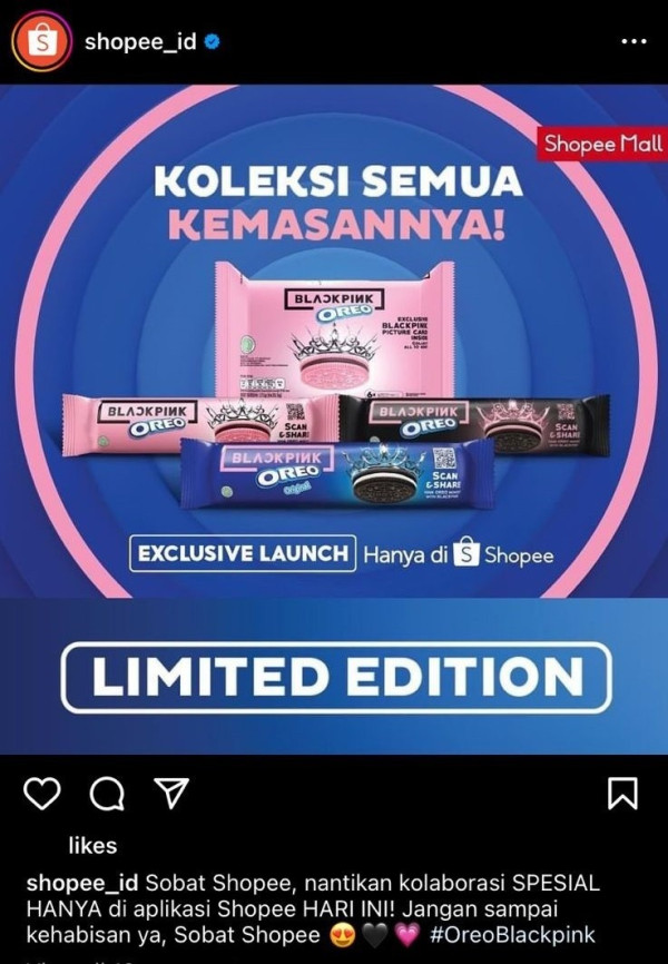 Hebohkan Media Sosial, Oreo Blackpink Mulai Bisa Dibeli Secara Online!