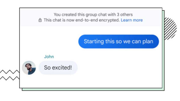 Aplikasi Google Messages Sudah Dukung Enkripsi Obrolan Grup Android