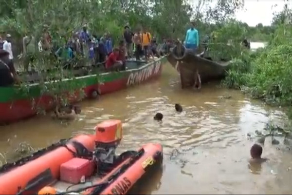 Tragis! Mancing Ikan, Anggota Pamdal DPRD Tanjung Jabung Timur Dimangsa Buaya Muara