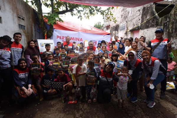 Pertamina Hulu Energi Gelar Trauma Healing untuk Warga Terdampak Gempa Bumi Cianjur