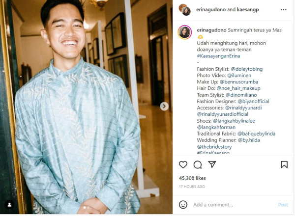 Erina Gudono Minta Doa Jelang Menikah dengan Kaesang Pangarep