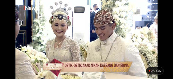 Resmi Menikah dengan Kaesang, Ini Potret Cantik Erina Gudono yang Pakai Paes Khas Jogja
