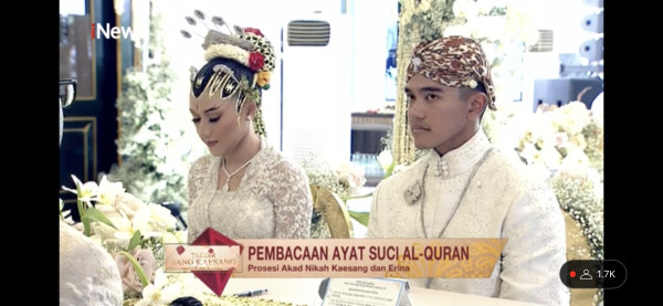 Resmi Menikah dengan Kaesang, Ini Potret Cantik Erina Gudono yang Pakai Paes Khas Jogja