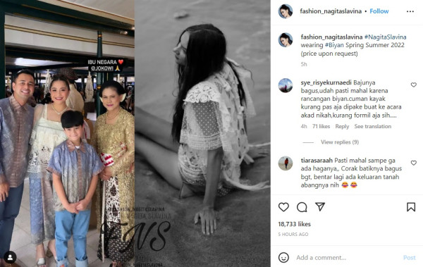 Penampilan Nagita Slavina di Pernikahan Kaesang-Erina Banjir Kritikan, Bajunya Dinilai Tak Sopan
