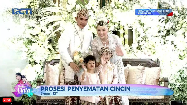 Potret Gemas Jan Ethes dan Sedah Mirah Antar Cincin Kawin Kaesang-Erina