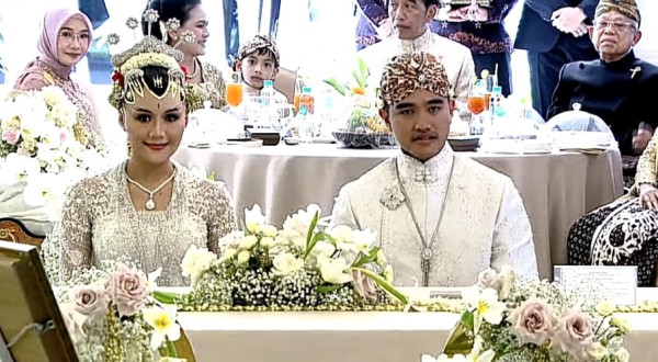 Sah, Kaesang Pangarep dan Erina Gudono Resmi Menikah