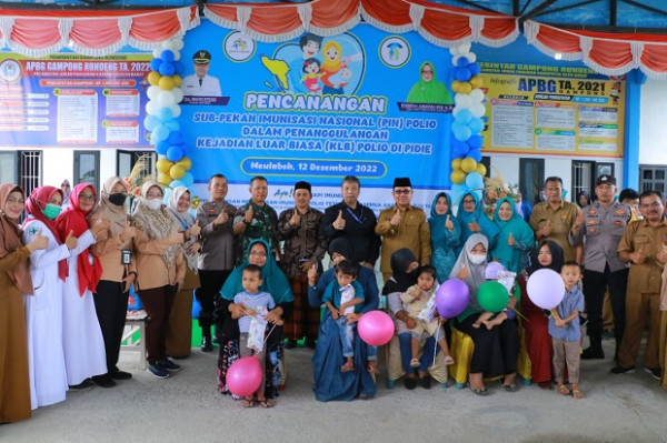 Pemerintah Kabupaten Aceh Barat Canangkan PIN Polio