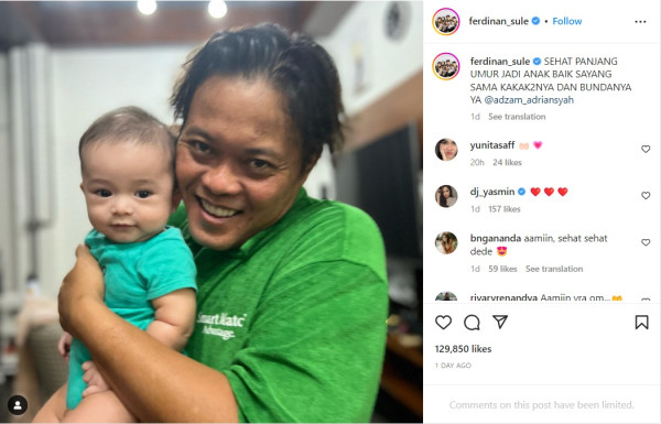 Anak Nathalie Holscher Ultah Pertama, Ini Doa Sule