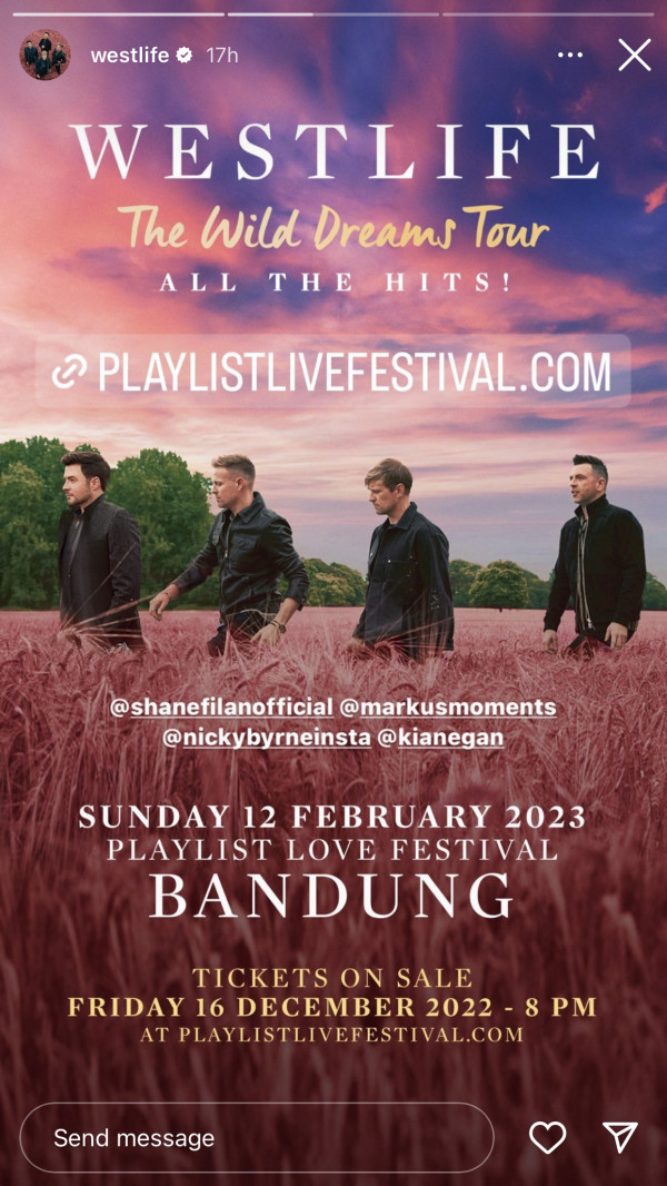 Westlife Akan Gelar Konser di Bandung, Catat Tanggalnya!