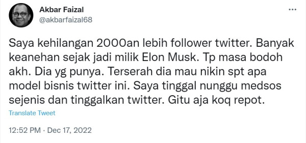 Kebijakan Baru Elon Musk di Twitter Akhirnya Berimbas ke Seleb Twit Indonesia