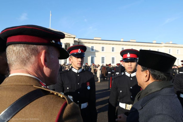 Momen Prabowo Hadiri Kelulusan Taruna Indonesia di RMAS Inggris