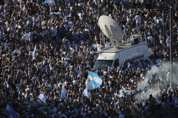 Lautan Manusia di Buenos Aires Rayakan Sukses Argentina Juara Piala Dunia 2022