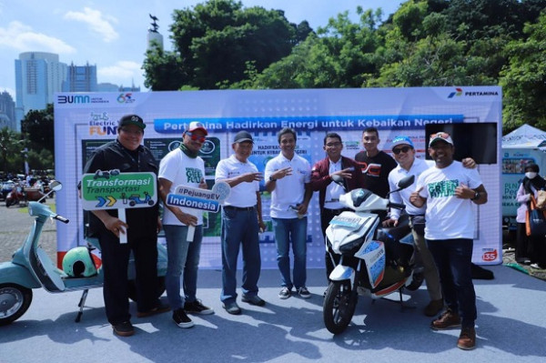 EV Funday, Pertamina Dukung Ekosistem Kendaraan Listrik