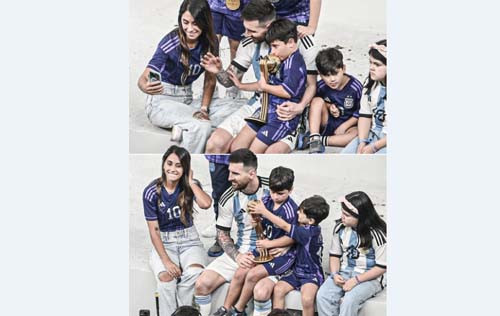 5 Potret Keseruan Keluarga Lionel Messi Rayakan Kemenangan Argentina di Final Piala Dunia 2022
