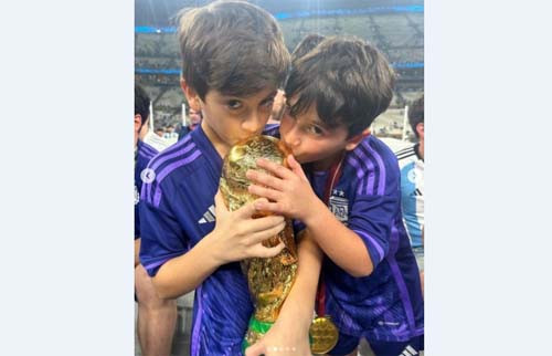 5 Potret Keseruan Keluarga Lionel Messi Rayakan Kemenangan Argentina di Final Piala Dunia 2022