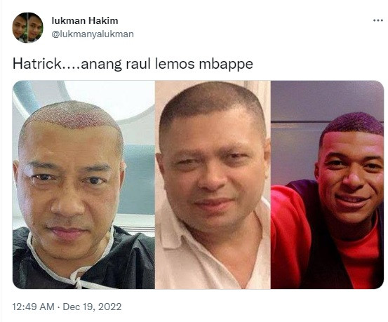 Heboh Kylian Mbappe Disebut Mirip dengan Raul Lemos