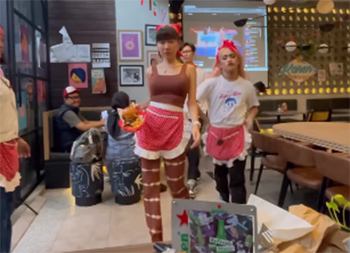 Lucinta Luna Berlagak Kerja di Karen's Diner, Malah Kebablasan Banting Piring: Tenaga Samsonku Keluar