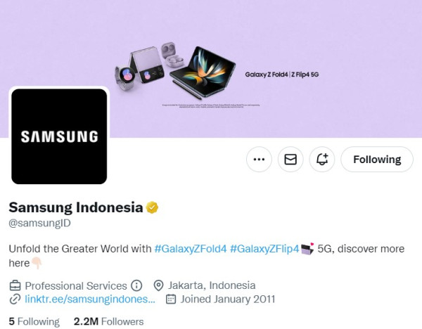 Akun Twitter Jokowi Centang Abu-Abu, untuk Perusahaan Centang Emas