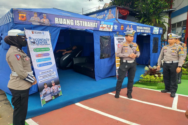 Pos Polisi Simpang Gadog Sediakan Kursi Pijat hingga Ruang Menyusui