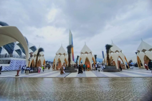 Penampakan Masjid Al Jabbar Bakal Dikelilingi Danau, Keren Layaknya di Venesia