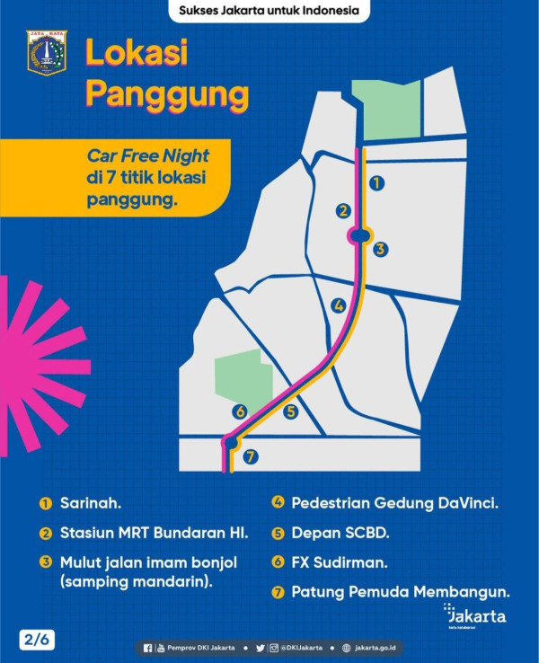 Ini 7 Lokasi Panggung Hiburan Malam Tahun Baru 2023 di Sudirman-Thamrin 