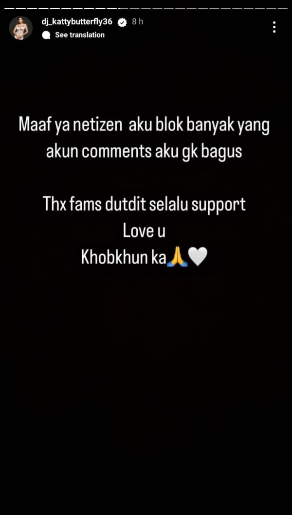 Kesal Dihujat Gegara Tampil Seksi, DJ Katty Butterfly Blokir Netizen