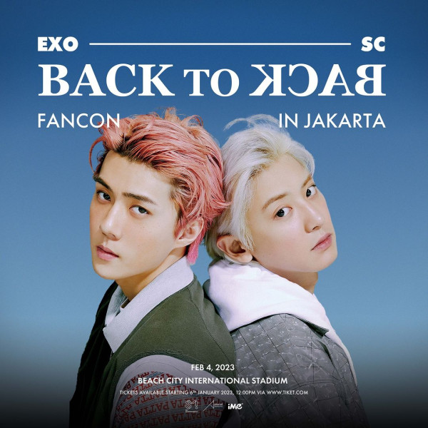 EXO-SC Gelar Fancon di Jakarta 4 Februari 2023, Tiket Dijual Mulai dari Rp1 Juta