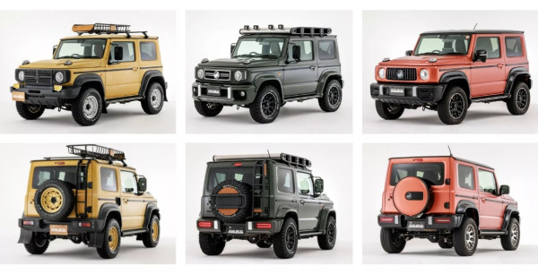 Suzuki Jimny Berdandan Jadi Mercedes G-Class dan Land Rover Defender