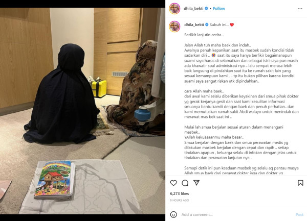 Aldila Jelita Ungkap Alasan Tak Pindahkan Indra Bekti ke RS Lain Meski Biaya Membengkak