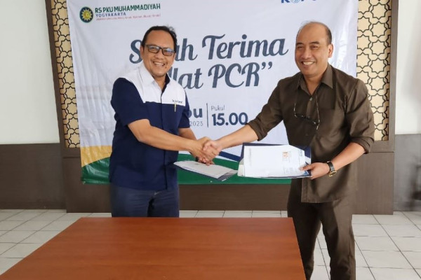 PT Kortex Hibahkan Satu Set Mesin PCR ke RS PKU Muhammadiyah Yogyakarta