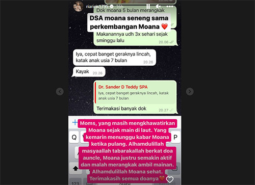 Ria Ricis Pamer Pujian dari Dokter Moana usai Dikritik Gegara Ajak sang Anak Main Jetski