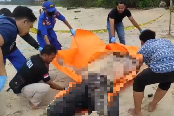 Mayat Pria di Tepi Pantai Babel, Ternyata Pencari Udang yang Hilang di Kepri