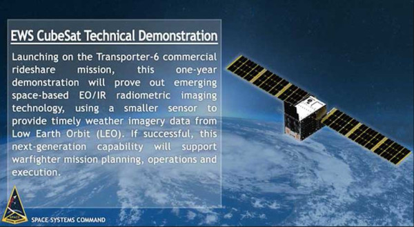 Angkatan Luar Angkasa AS Ungkap Kecanggihan Cubesat EWS, Terkoneksi dengan Pesawat Tempur