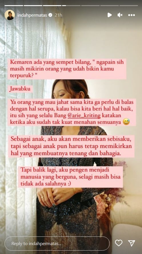 Berangkat Umrah, Nursyah Ibu Indah Permatasari Ogah Doakan Arie Kriting
