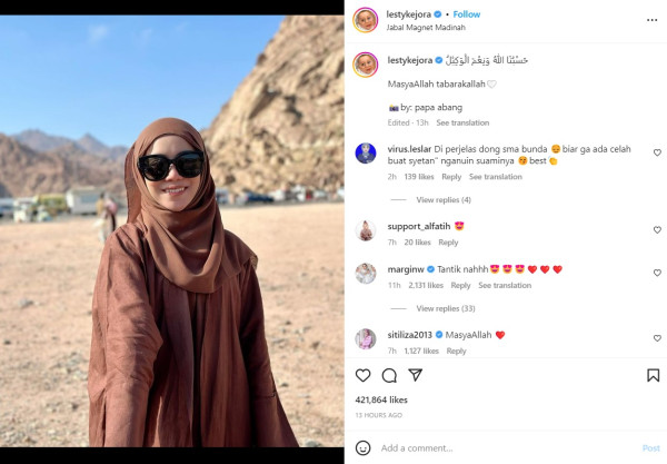 Batal Tampil Perdana di Televisi, Lesti Kejora: Cukuplah Allah Sebagai Penolong Kami