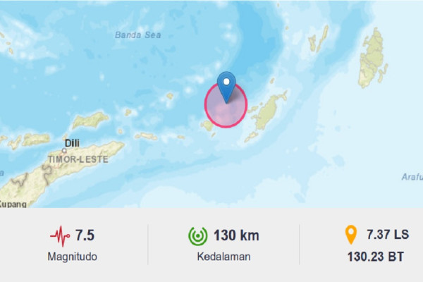 Tsunami Dahsyat Porak-porandakan Ambon saat Laut Banda Berguncang 349 Tahun Silam
