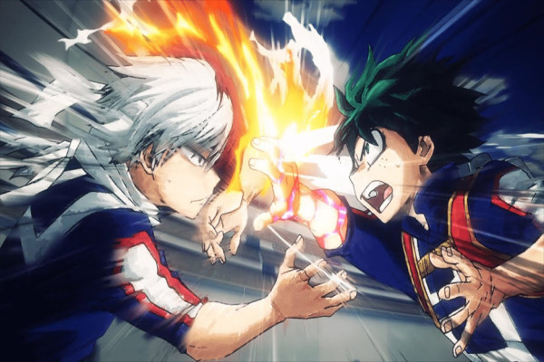 10 Pertarungan Paling Epik Shoto Todoroki di My Hero Academia