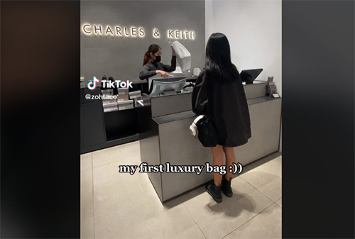 Viral! TikToker Bernama Zoe Di-bully usai Sebut Tas Charles & Keith Luxury Brand