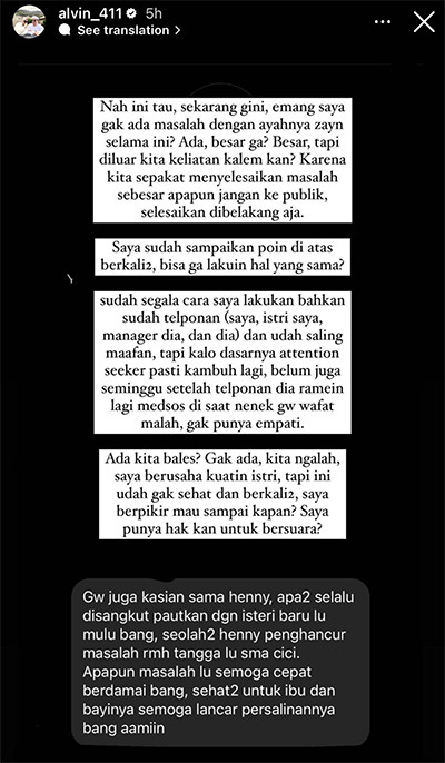 Alvin Faiz Bongkar Permasalahannya dengan Larissa Chou dan Zikri Daulay