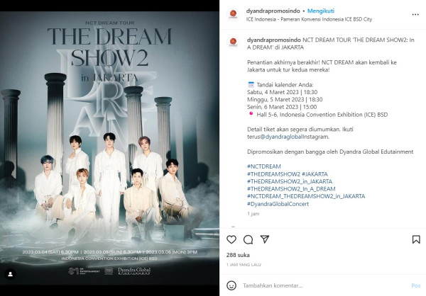 NCT Dream Gelar Konser di Indonesia 3 Hari, Catat Tanggalnya!
