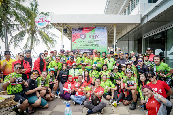 Group Ride di PIK2 Panaskan Balapan Road Bike GFNY Bali-IFG Life