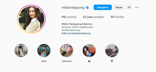 Mikha Tambayong Ganti Nama usai Dinikahi Deva Mahenra