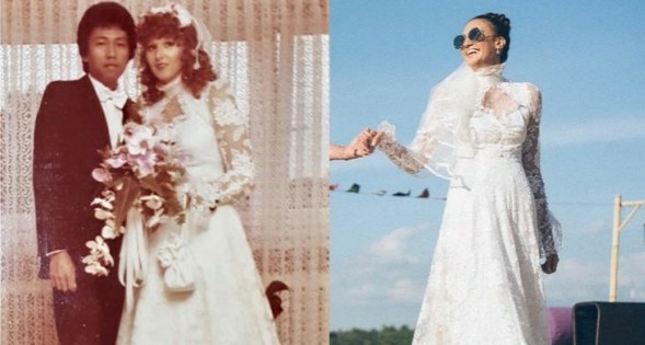 4 Artis Indonesia Menikah Pakai Gaun Pengantin yang Sama dengan Orang Tuanya, Terbaru Mikha Tambayong