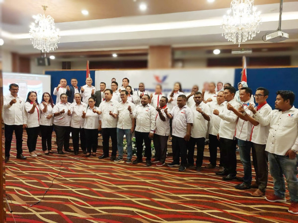 Rapimwil Partai Perindo Papua Barat, HT Tekankan Target Kursi DPR dan DPRD pada Pemilu 2024