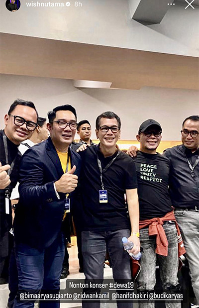 7 Pejabat yang Hadir dalam Konser Dewa 19 di JIS