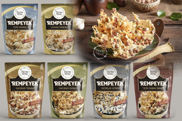 Brand Rempeyek Pertama di Indonesia yang Kantongi Izin BPOM Target Go Global